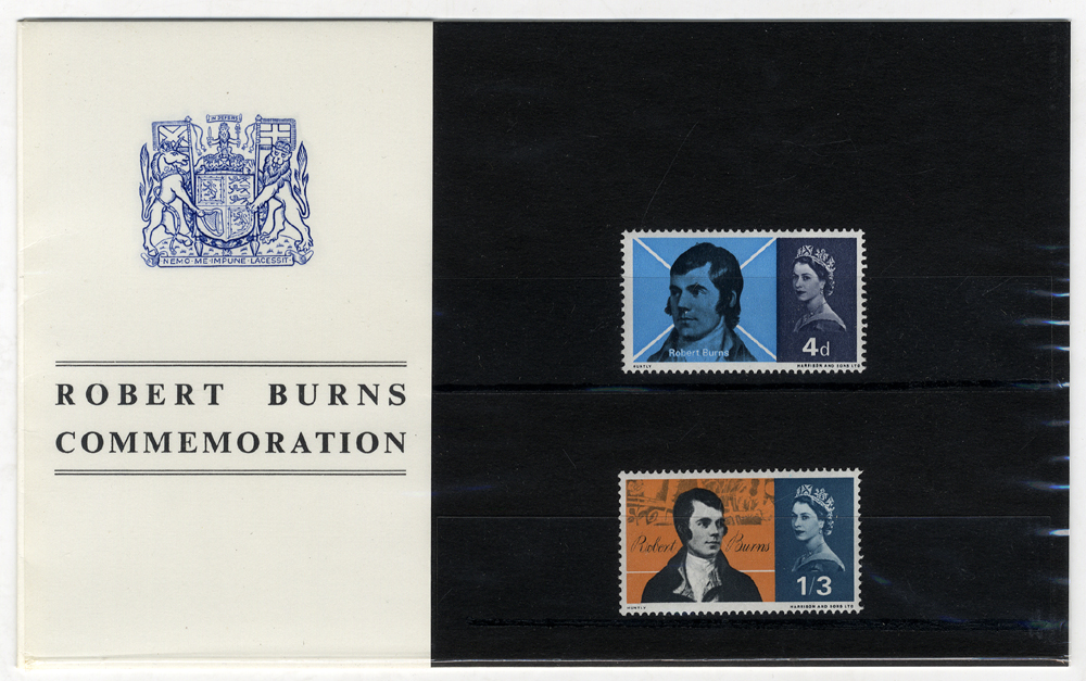 1966 Robert Burns Presentation Pack