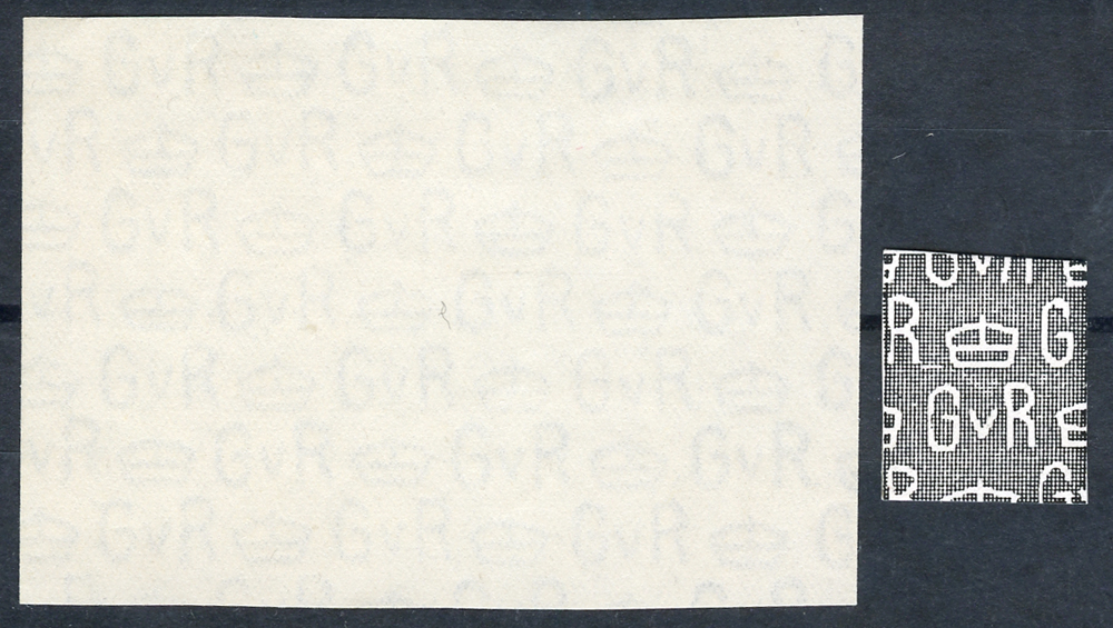 1924 Block Cypher watermarked paper (75mm x 55mm)