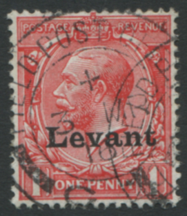 1916 1d scarlet, VFU cancelled by correct FPO GX c.d.s. of 3rd March '16' VERY SCARCE!