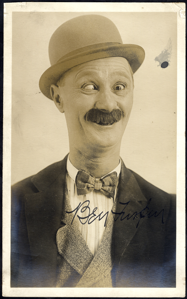 TURPIN BEN 1869-1940 (American Silent Film Comedian) signed vintage photograph