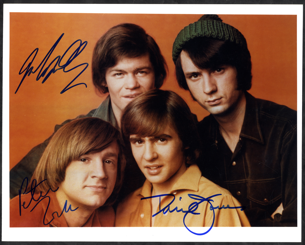 THE MONKEES (American Rock n Roll Band) singed colour photograph