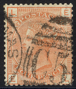 DANISH WEST INDIES - St. Thomas 1876 4d vermilion