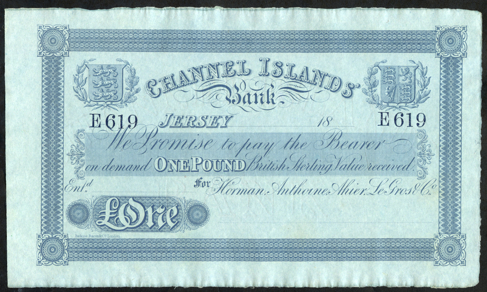 Jersey Channel Islands Bank £1