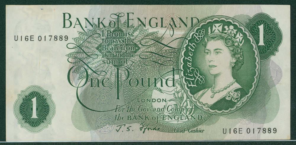 1967 Fforde £1 (U16E 017889)