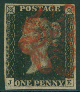 1840 1d black Plate 5 JE
