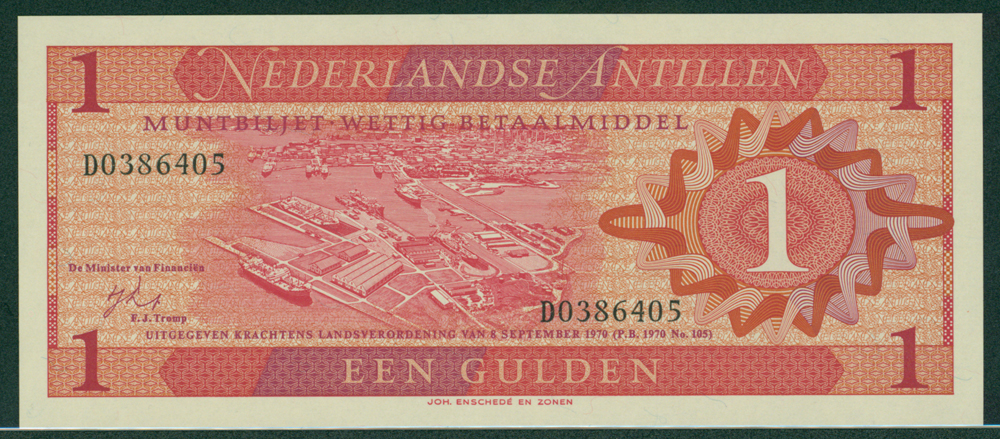 Netherlands Antilles 1970 1 Gulden