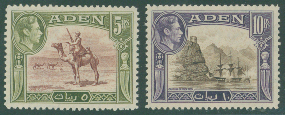 1939-48 5r red-brown and olive-green