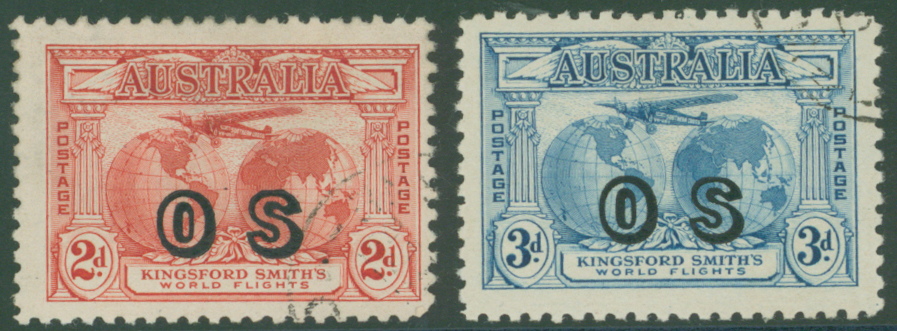 1931 opt type O4 Kingsford Smith 2d