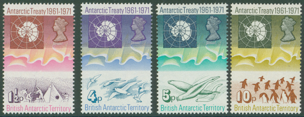 1971 10th anniv of Antarctic Treaty set