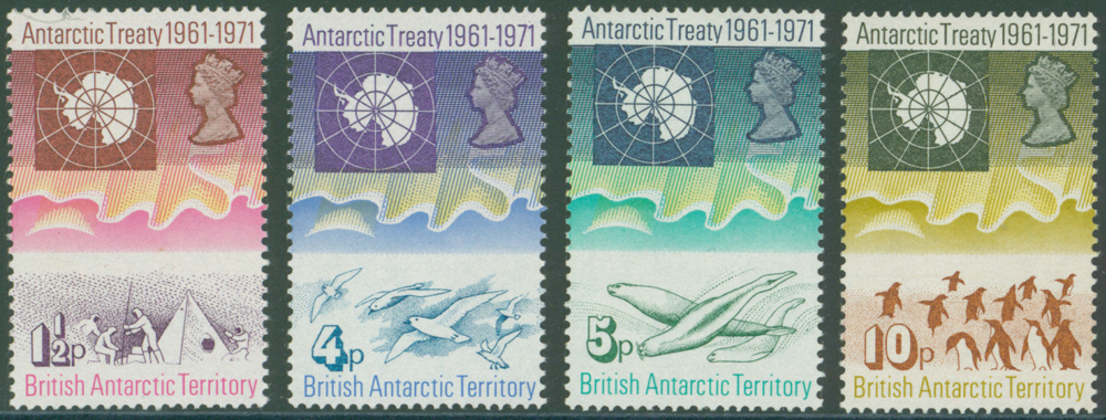 1971 10th anniv of Antarctic Treaty set
