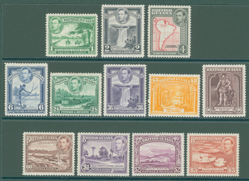 1938-52 set of 12 to $3