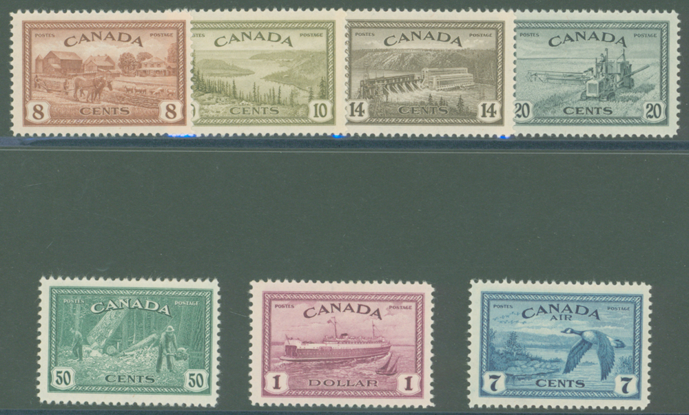 1946-47 Peace Re-conversion, set of 7