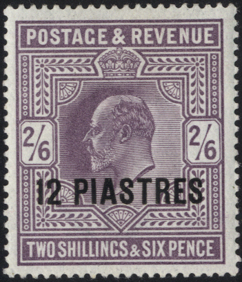 1902-05 DLR 12pi on 2s 6d lilac