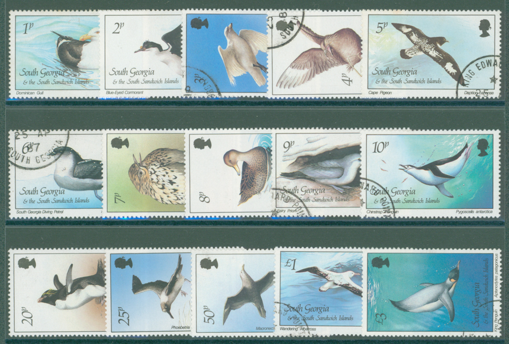 South Georgia & South Sandwich Islands:1987 Birds set