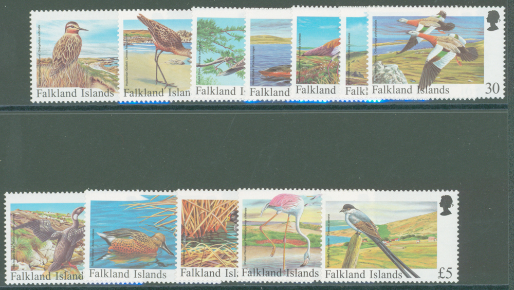 1998 Rare visiting Birds set of 12 to £5
