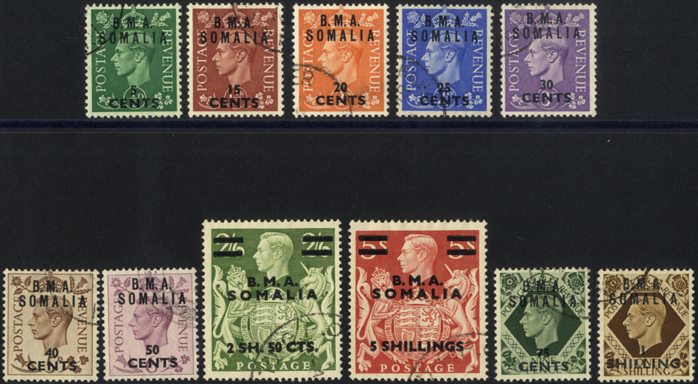 1948 BMA set of 11 to 5s
