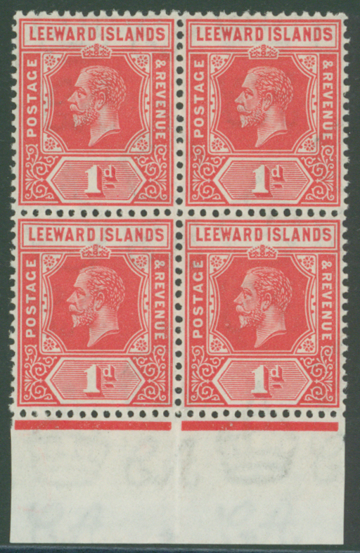 1931-32 1d block of four, SG 83, Cat £160