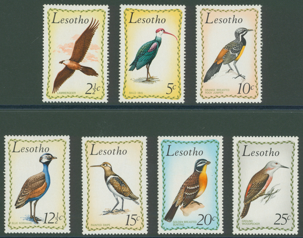1971 Birds set of 7