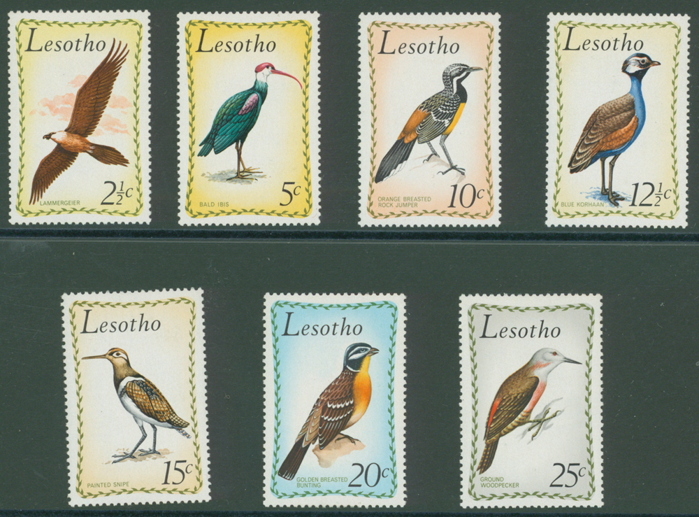 1971 Birds set of 7
