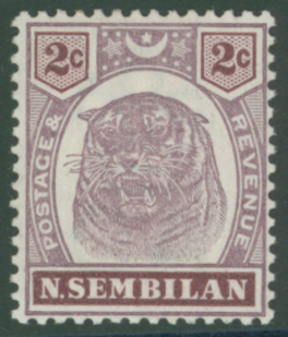 NEGRI SEMBILAN 1895-99 2c, Cat £35