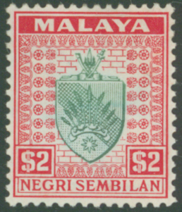 NEGRI SEMBILAN 1935-41 $2, Cat £60