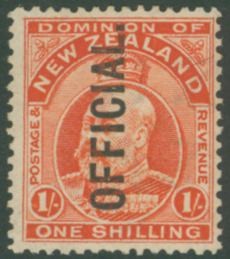 1910-16 OFFICIAL 1s, SG O77, Cat £75