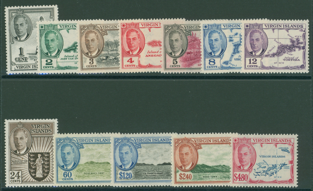 1952 set of 12 to $4.80, SG136/47, Cat £50