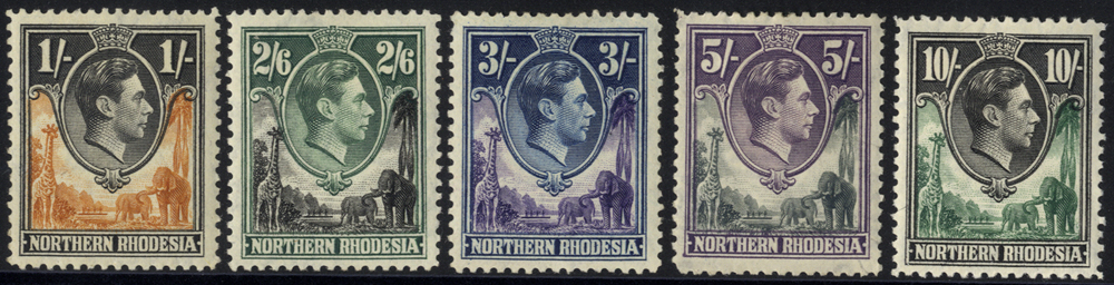 1938-52 shilling values to 10s