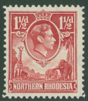 1938-52 1&frac12;d carmine-red