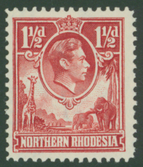 1938-52 1&frac12;d carmine-red