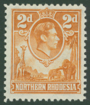 1938-52 2d yellow-brown