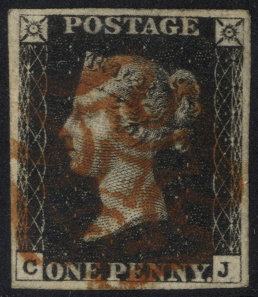 1840 1d black Plate 6 CJ