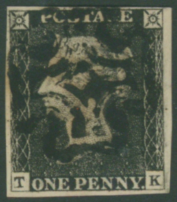 1840 1d black Plate 3 TK
