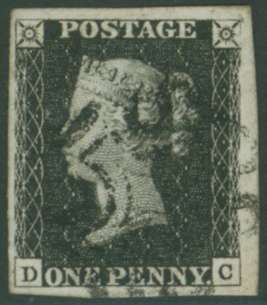 1840 1d black Plate 6 DC