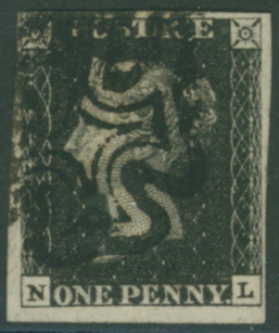 1840 1d black Plate 6 NL