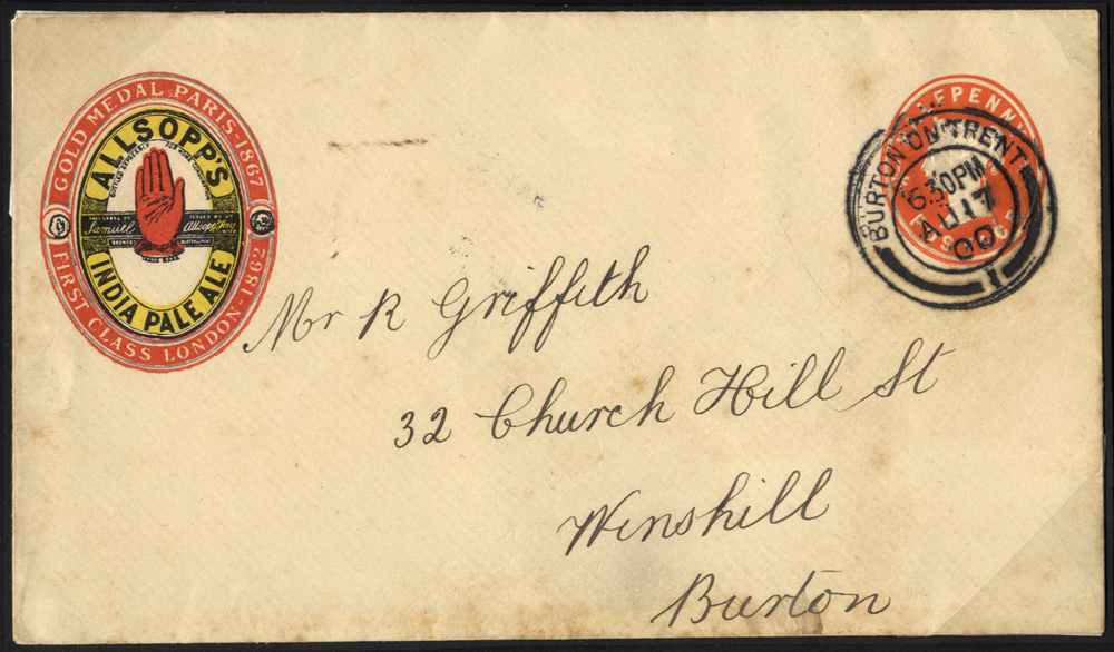 1900 ½d envelope