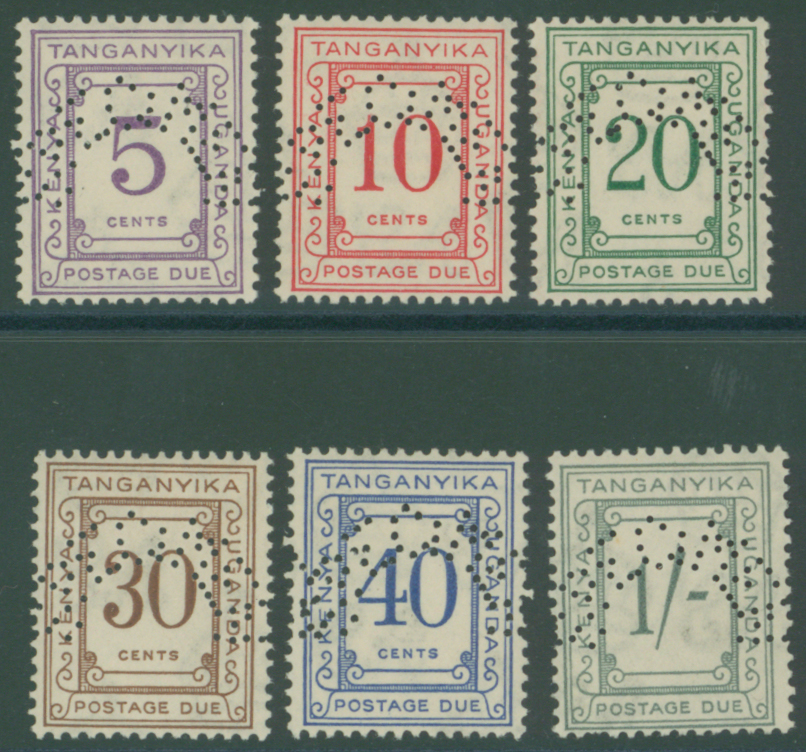 1935-60 Postage Due set