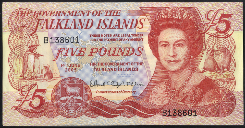 Falkland Islands 2005 £5