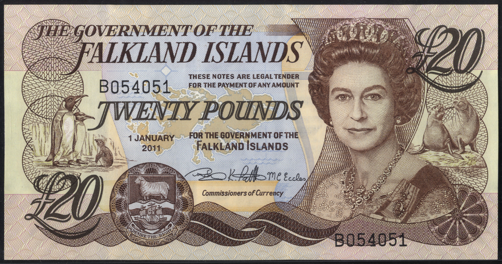 Falkland Islands 2011 £20