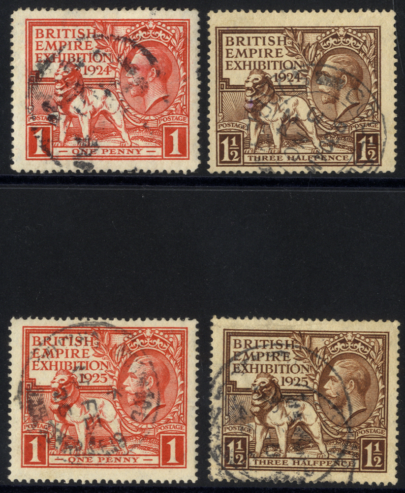 1924 & 1925 Wembley sets, SG.430/3, Cat. £126