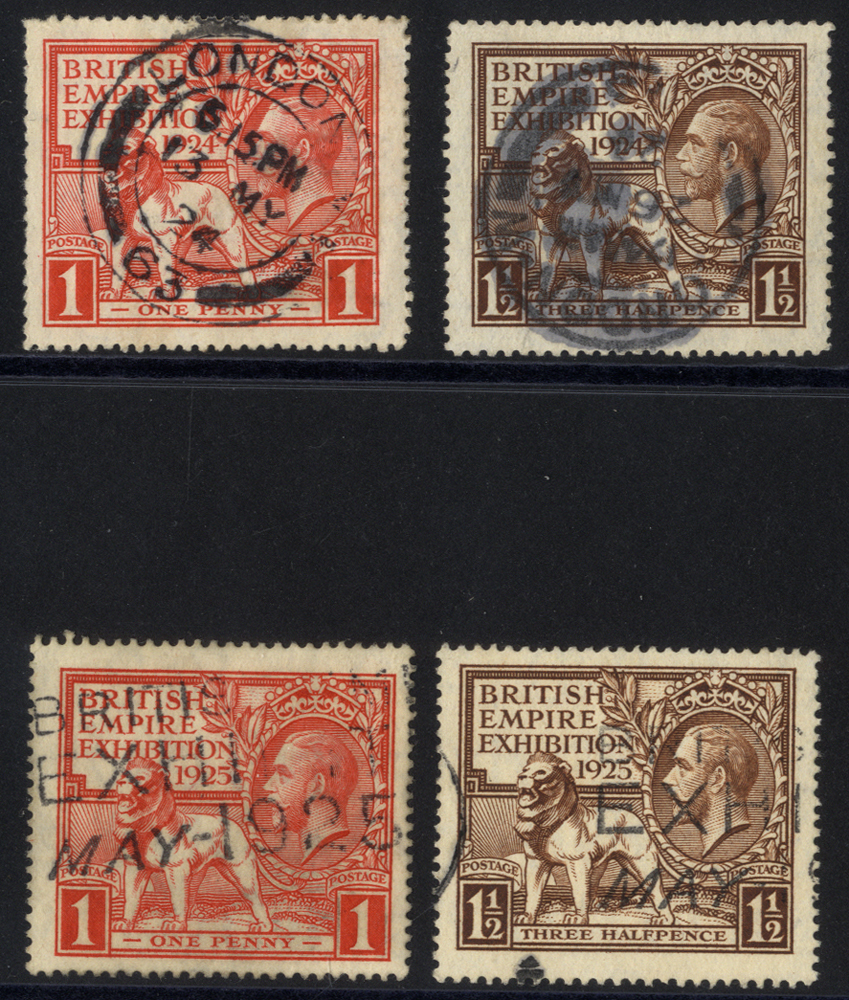 1924 & 1925 Wembley sets, SG.430/3, Cat. £126