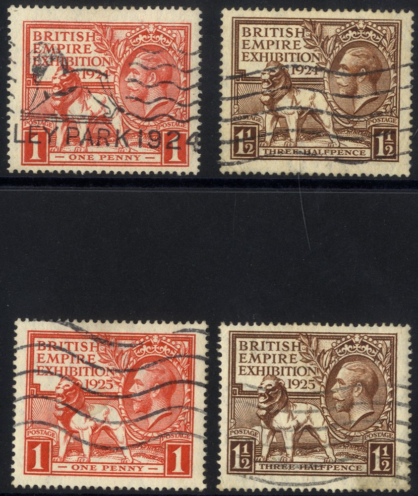1924 & 1925 Wembley sets, SG.430/3, Cat. £126