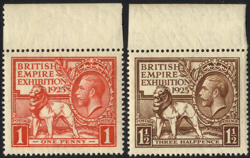 1925 Wembley set, SG.430/1, Cat. £85