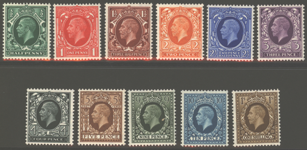 1934 Photogravure set, SG.439/449, Cat. £95 (11)