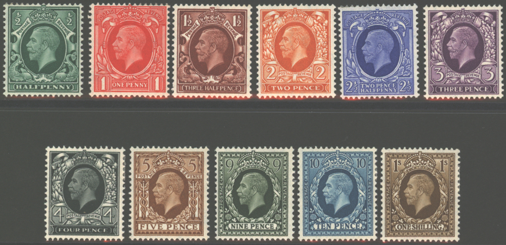 1934 Photogravure set, SG.439/449, Cat. £50 (11)
