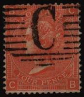 BRITISH LEVANT 1873 4d vermilion, SG.Z92, Cat. £27