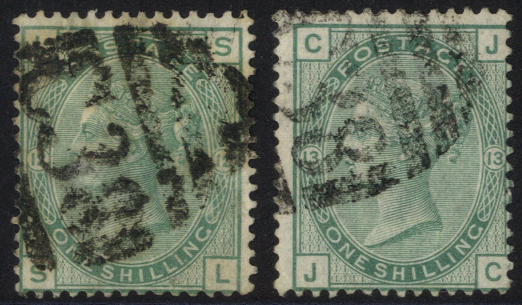 PERU - CALLAO 1873-80 1s green, SG.Z54, Cat. £120