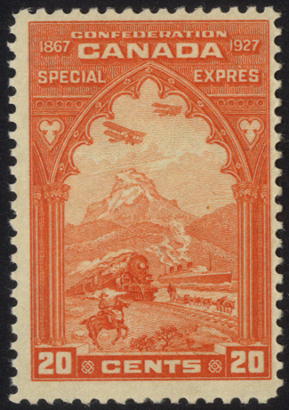 1927 60th Anniversary of Confederation 20c Special Express,