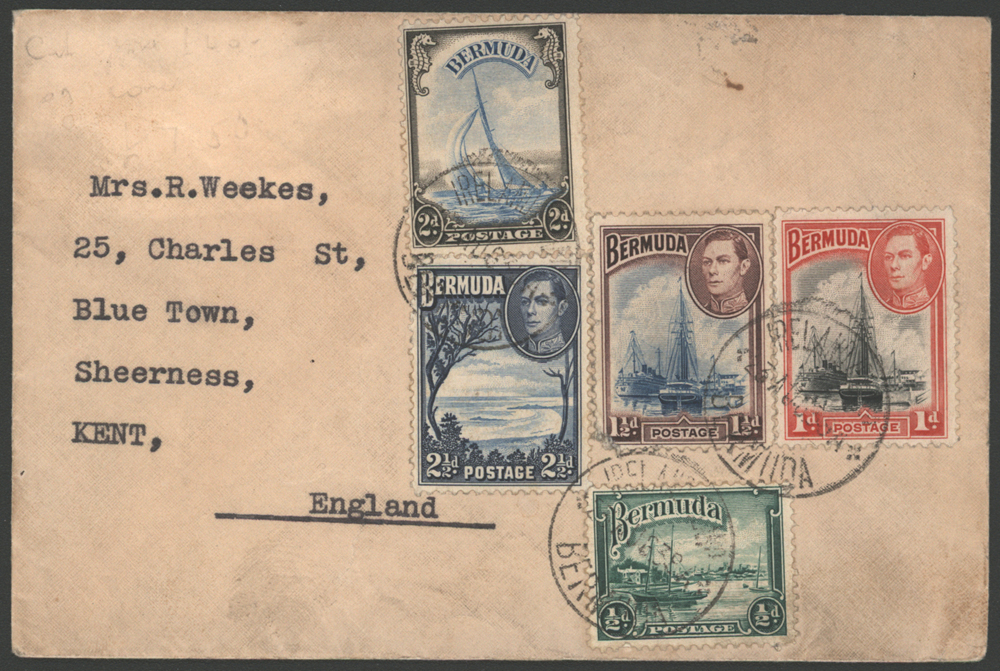 1939 cover from Ireland Isle to Sheerness, UK.