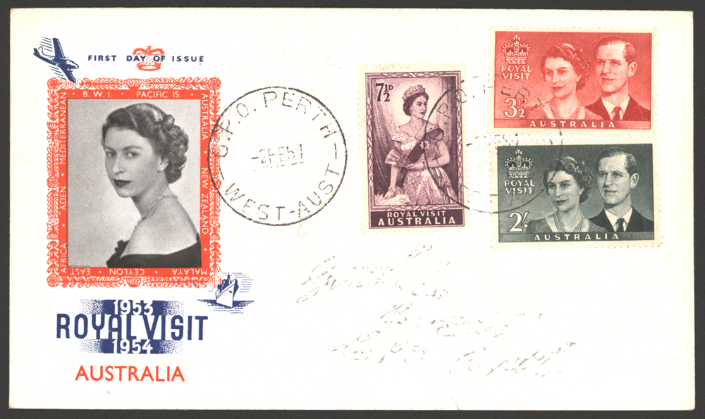 1954 Royal Visit Illustrated First Day Cover
